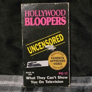 E. Mishan Hollywood Bloopers Uncensored VHS Adult Comedy Black Vintage Outtakes